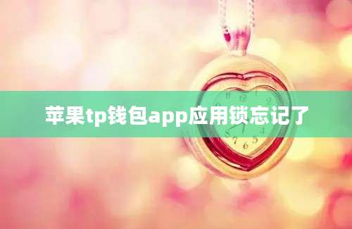 苹果tp钱包app应用锁忘记了
