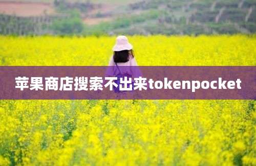 苹果商店搜索不出来tokenpocket