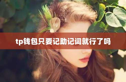 tp钱包只要记助记词就行了吗