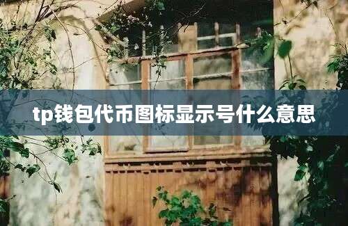 tp钱包代币图标显示号什么意思