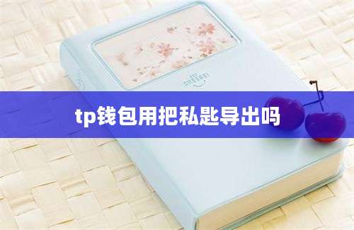 tp钱包用把私匙导出吗