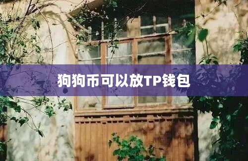 狗狗币可以放TP钱包