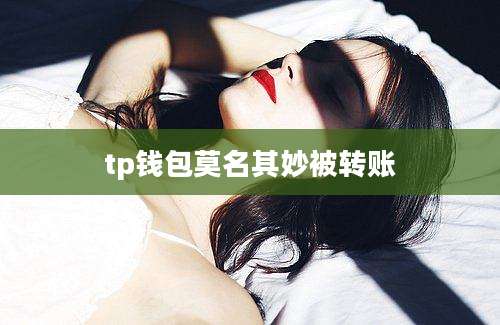 tp钱包莫名其妙被转账
