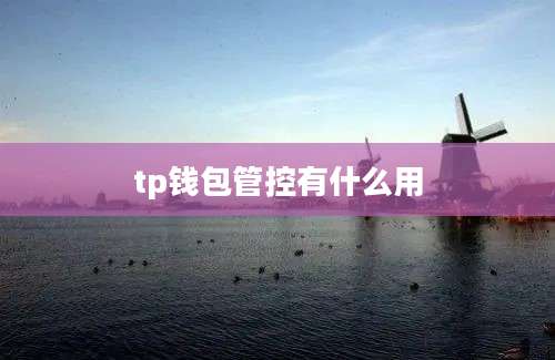 tp钱包管控有什么用