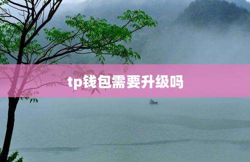 tp钱包需要升级吗