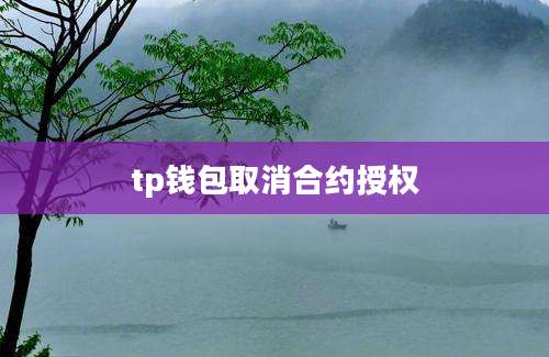 tp钱包取消合约授权