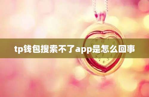 tp钱包搜索不了app是怎么回事