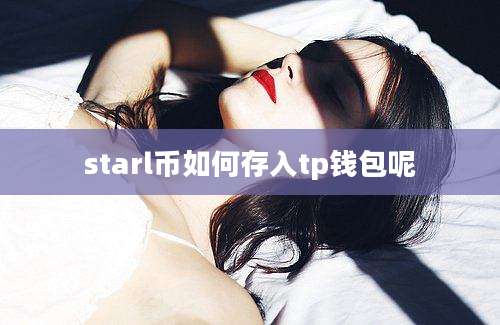 starl币如何存入tp钱包呢