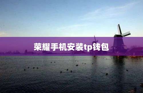 荣耀手机安装tp钱包