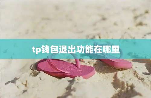 tp钱包退出功能在哪里