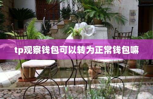 tp观察钱包可以转为正常钱包嘛