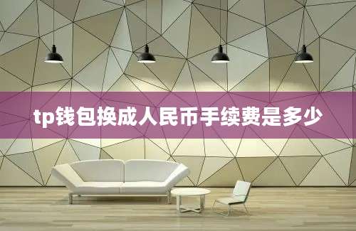 tp钱包换成人民币手续费是多少